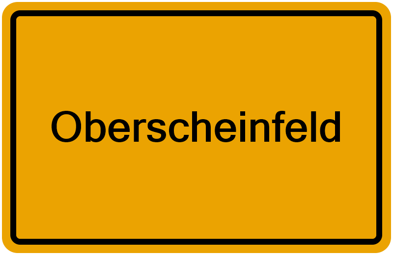 Handelsregister Oberscheinfeld