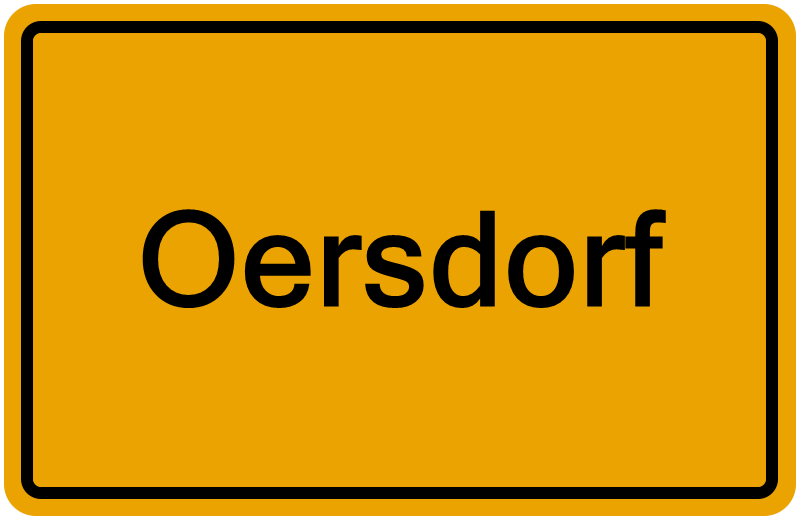 Handelsregister Oersdorf