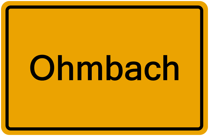 Handelsregister Ohmbach