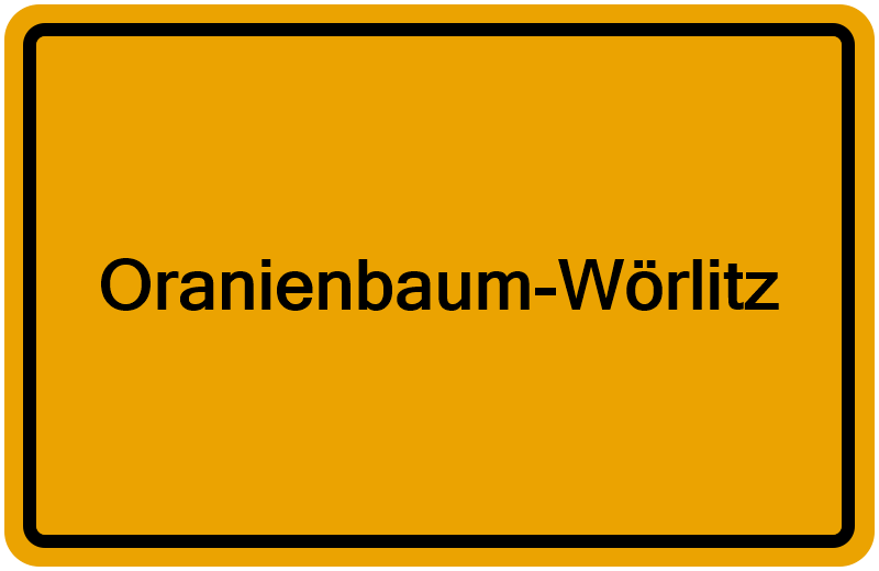 Handelsregister Oranienbaum-Wörlitz