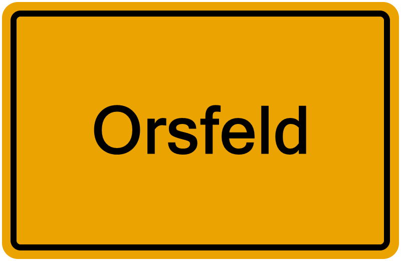 Handelsregister Orsfeld