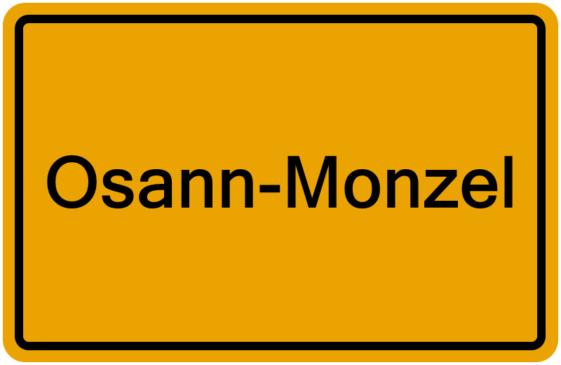Handelsregister Osann-Monzel