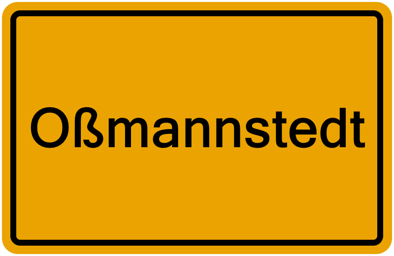 Handelsregister Oßmannstedt