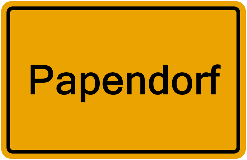 Handelsregister Papendorf