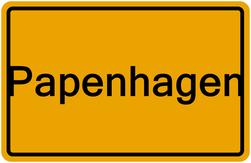 Handelsregister Papenhagen