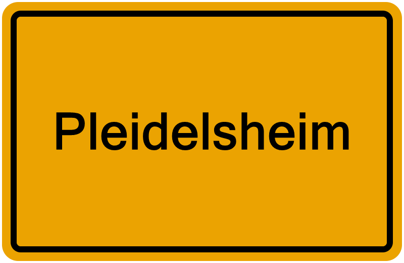 Handelsregister Pleidelsheim