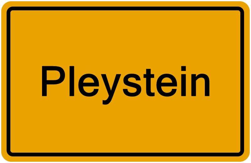 Handelsregister Pleystein