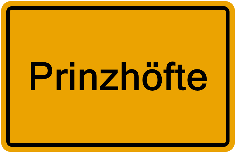 Handelsregister Prinzhöfte