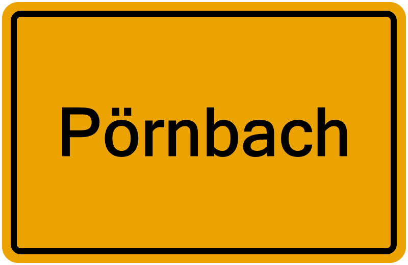 Handelsregister Pörnbach