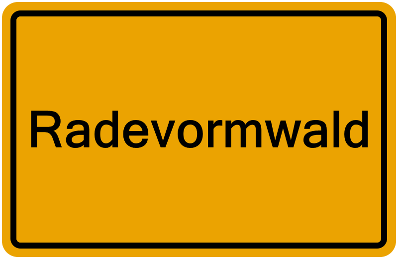 Handelsregister Radevormwald