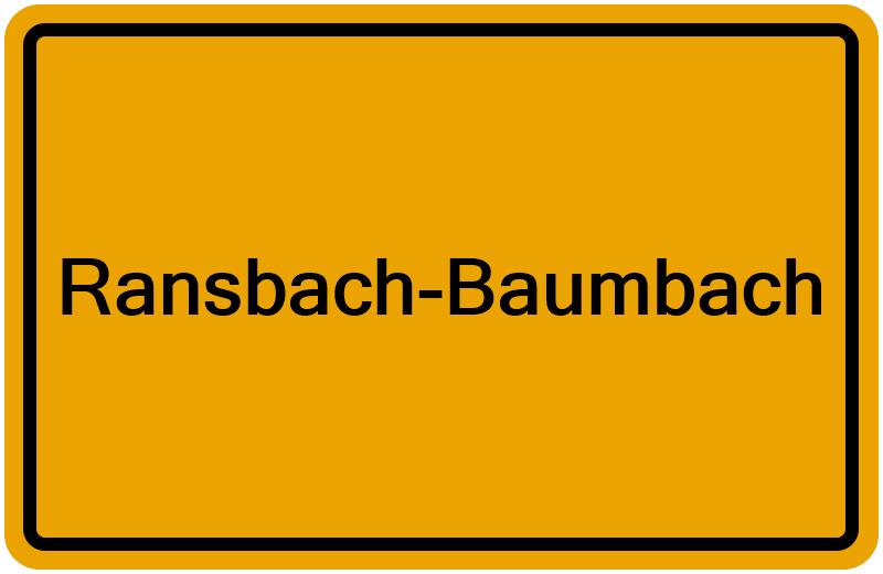 Handelsregister Ransbach-Baumbach