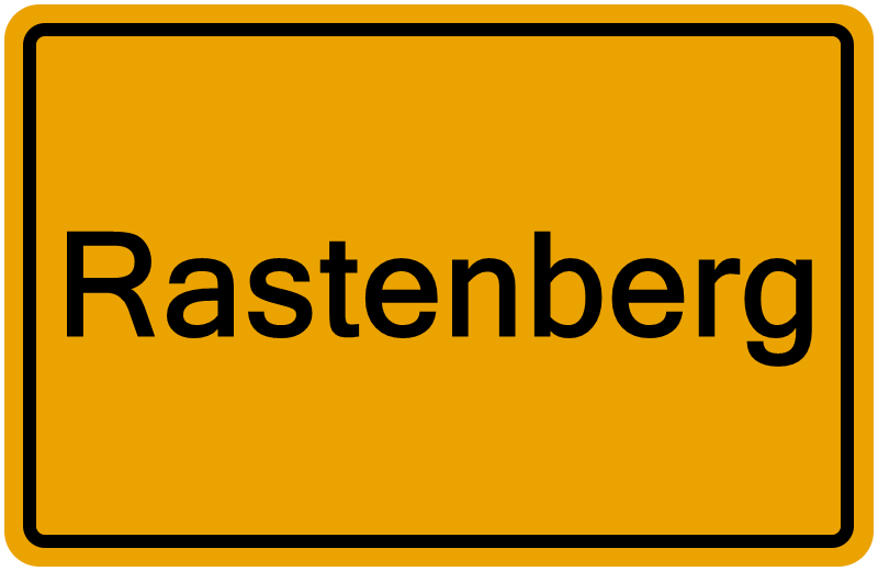 Handelsregister Rastenberg
