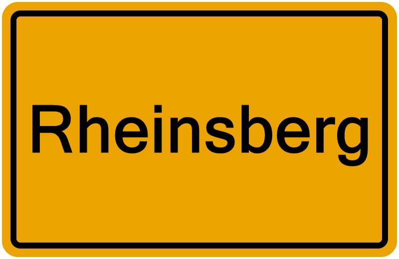 Handelsregister Rheinsberg