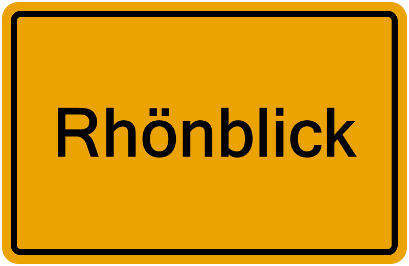 Handelsregister Rhönblick