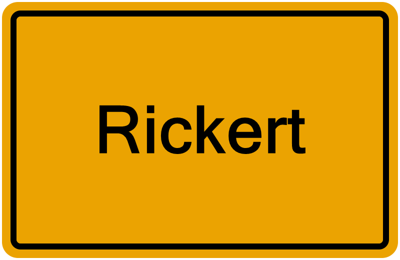 Handelsregister Rickert