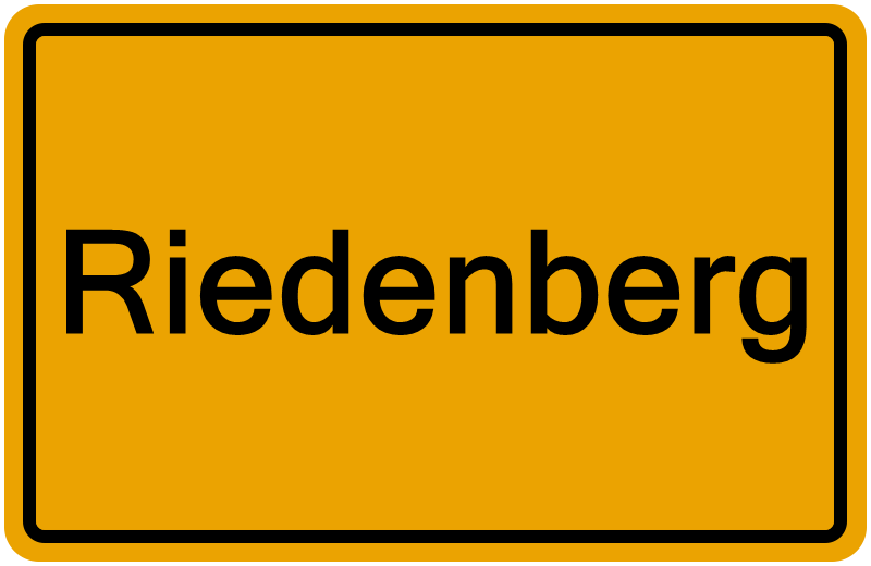 Handelsregister Riedenberg