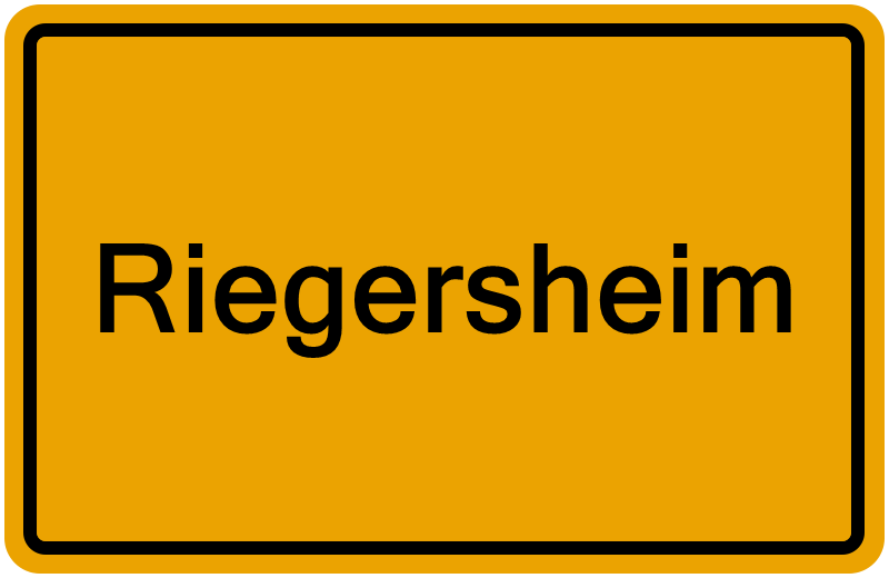 Handelsregister Riegersheim