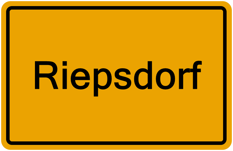 Handelsregister Riepsdorf