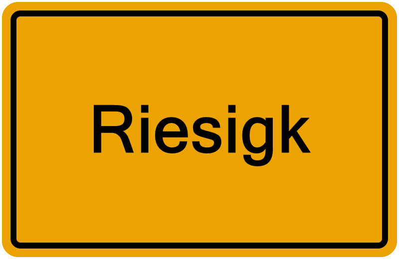 Handelsregister Riesigk
