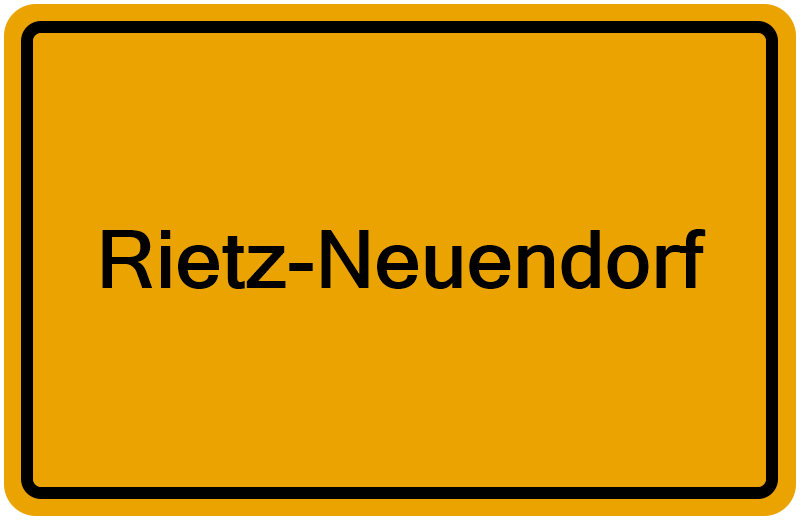 Handelsregister Rietz-Neuendorf