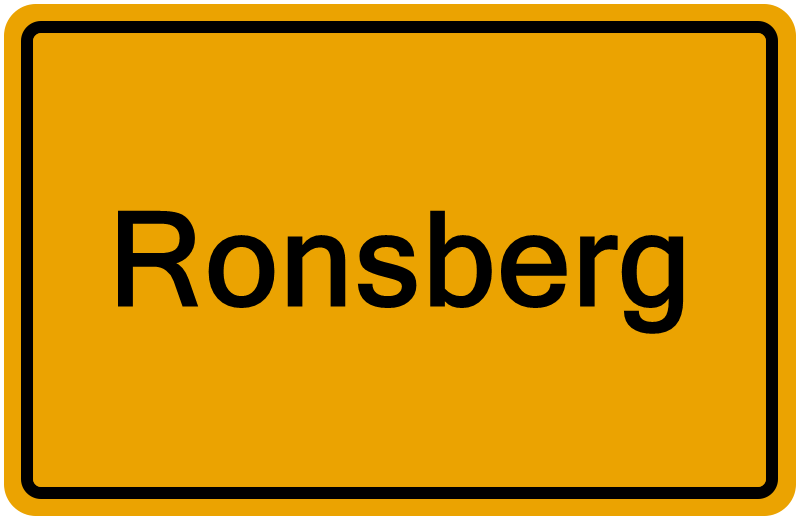 Handelsregister Ronsberg