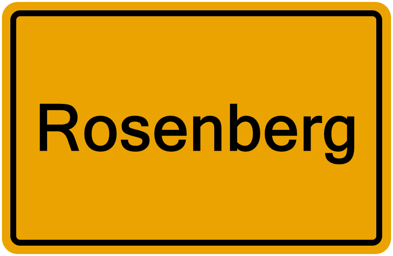 Handelsregister Rosenberg