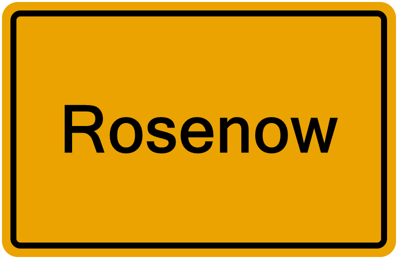 Handelsregister Rosenow