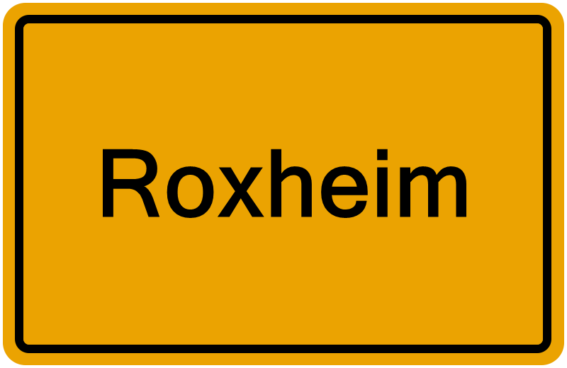 Handelsregister Roxheim