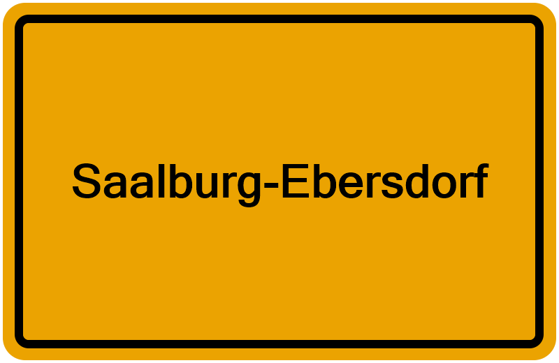 Handelsregister Saalburg-Ebersdorf