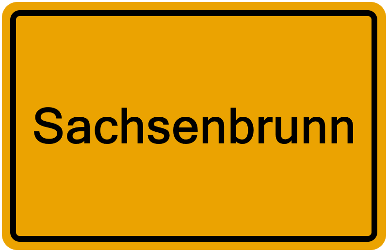 Handelsregister Sachsenbrunn