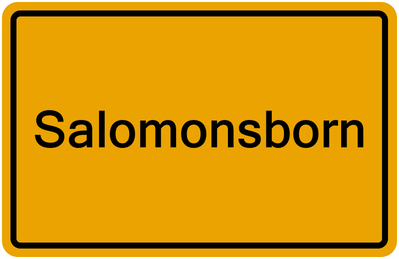 Handelsregister Salomonsborn