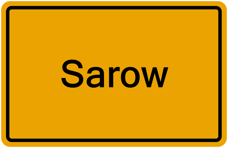 Handelsregister Sarow
