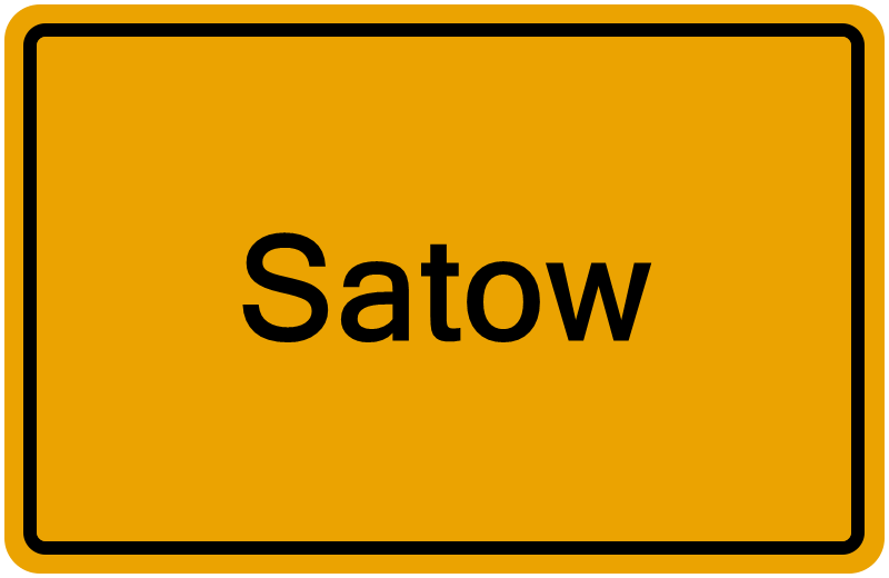 Handelsregister Satow