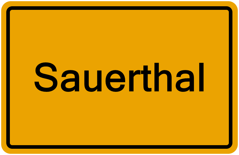 Handelsregister Sauerthal