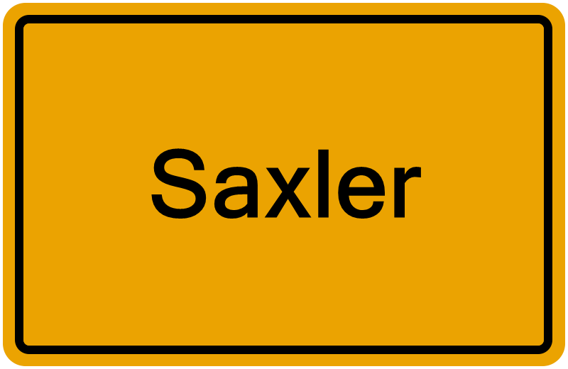 Handelsregister Saxler