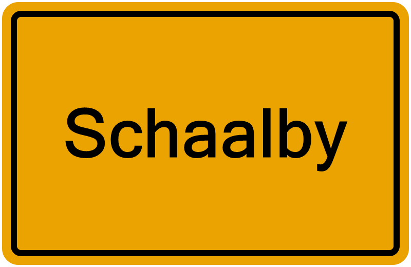 Handelsregister Schaalby