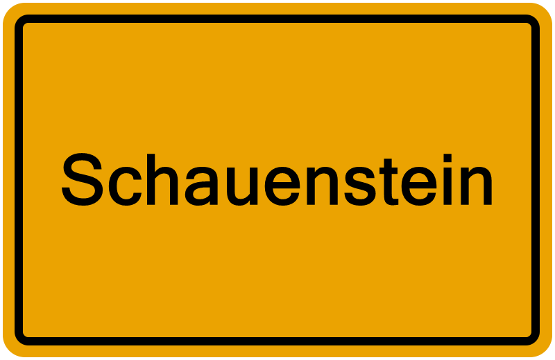 Handelsregister Schauenstein