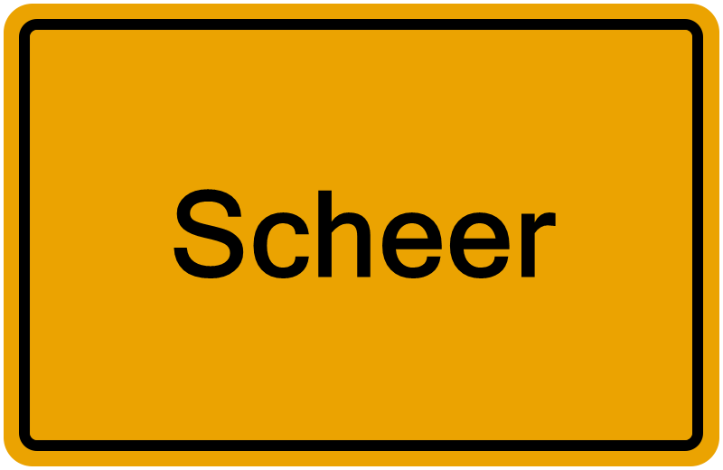Handelsregister Scheer
