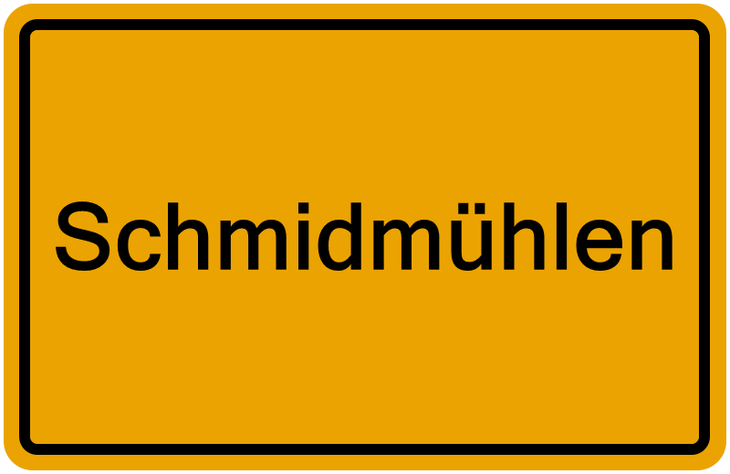 Handelsregister Schmidmühlen