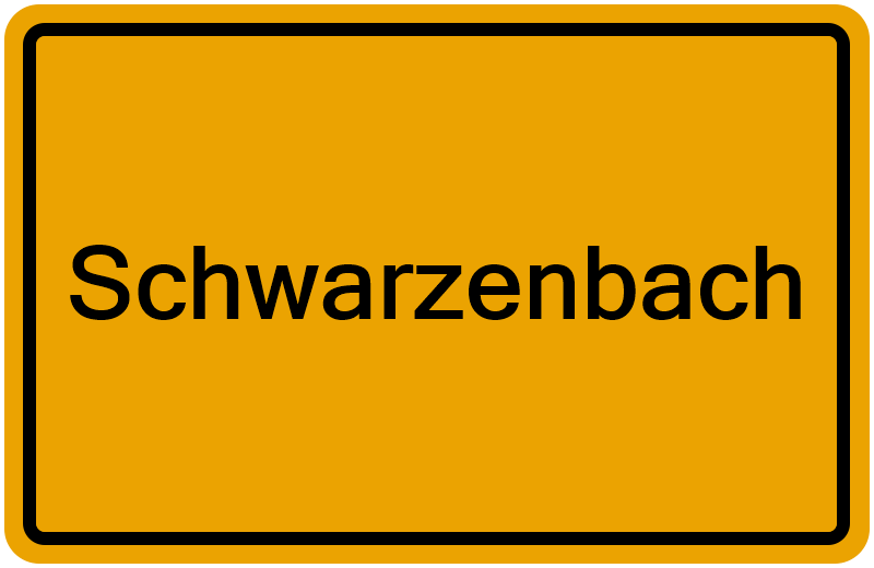 Handelsregister Schwarzenbach