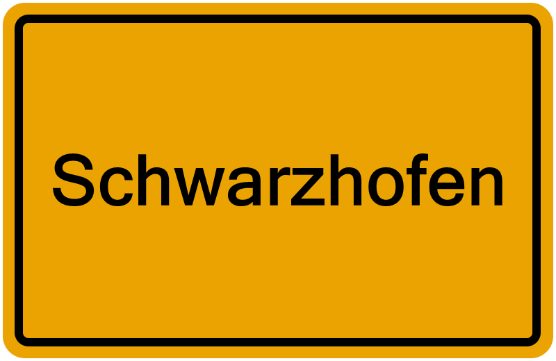 Handelsregister Schwarzhofen