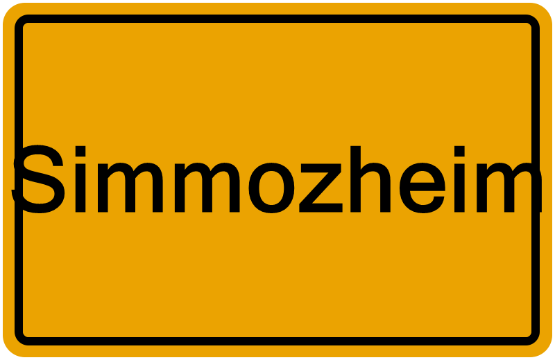 Handelsregister Simmozheim