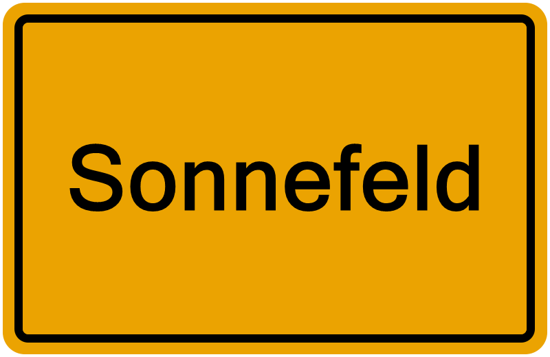 Handelsregister Sonnefeld