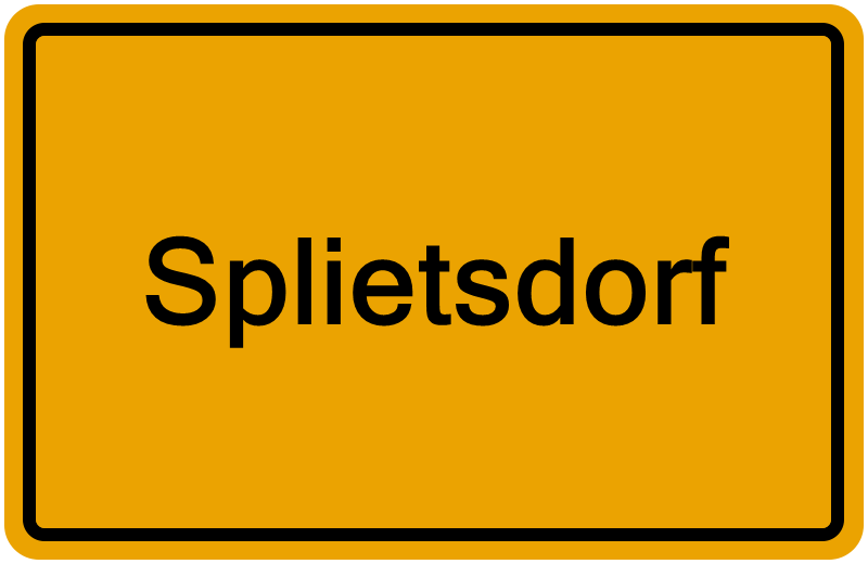 Handelsregister Splietsdorf