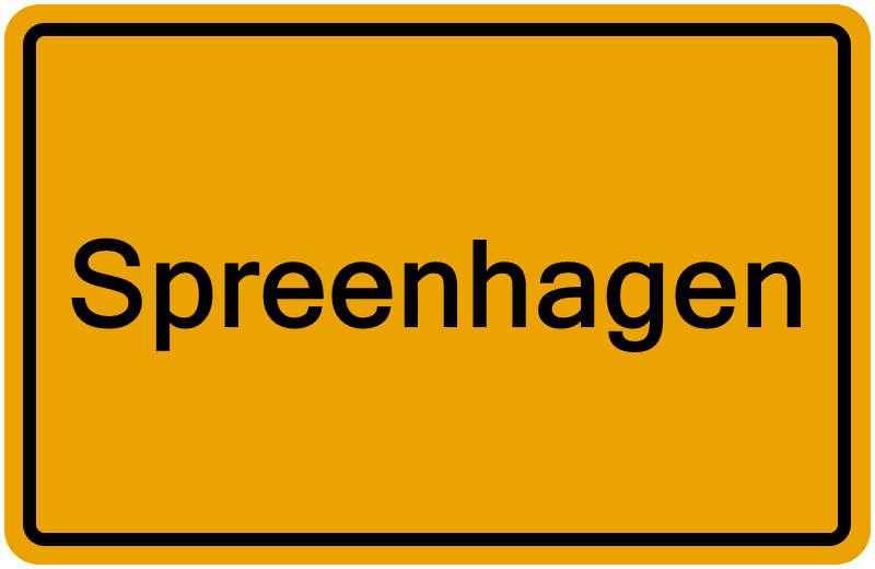 Handelsregister Spreenhagen