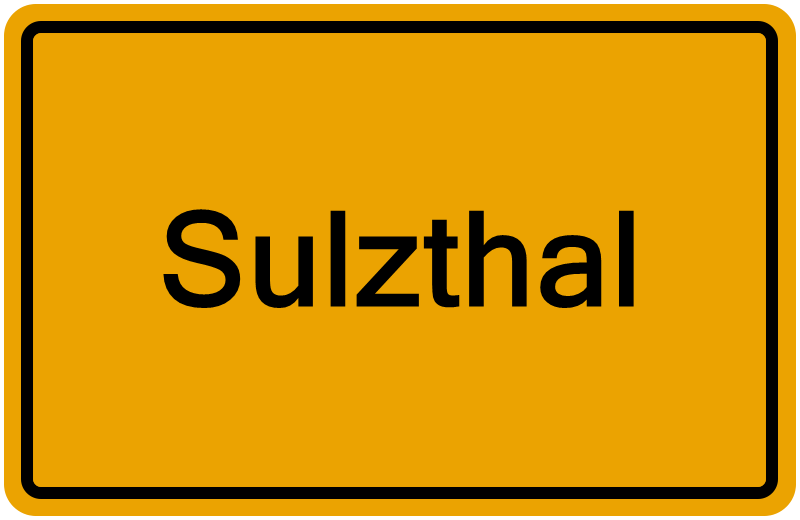 Handelsregister Sulzthal