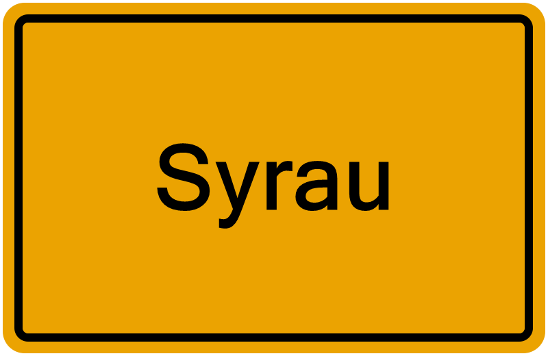 Handelsregister Syrau