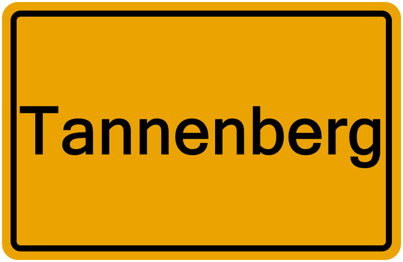 Handelsregister Tannenberg