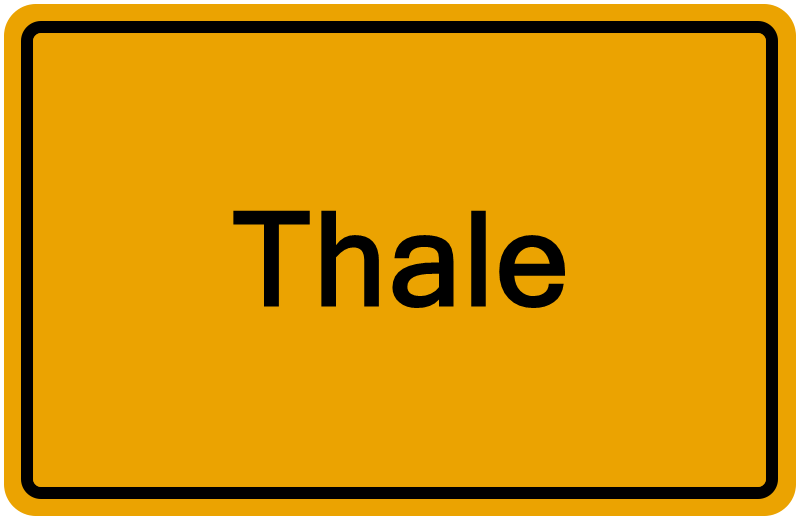 Handelsregister Thale