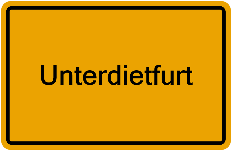 Handelsregister Unterdietfurt